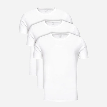 Набір футболок бавовняних чоловічих Calvin Klein Underwear 000NB4011E-100 XL 3 шт Білий (8719853080733)