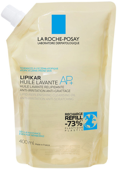 Олія для ванни і душу La Roche-Posay Lipikar AP+ Eco-Refill Huile Lavante 400 мл (3337875735759)