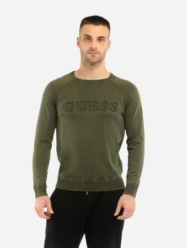 Sweter męski bawełniany Guess X2BR06Z27Y0-AMG L Zielony (7621701102966)