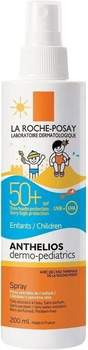 Spray przeciwsłoneczny La Roche Posay Anthelios Dermo-Pediatrics Spray SPF50+ 200 ml (3337875698696)