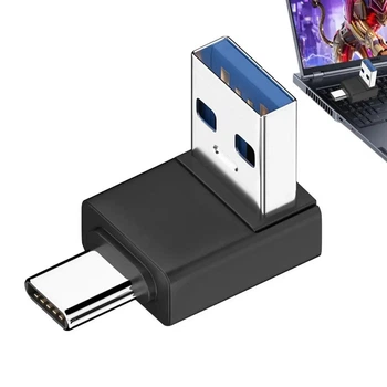 Переходник адаптер угловой USB Type-С - USB 3.1 (M/M) eXpert Type-11, металл (48717)