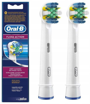 Насадки для електричної зубної щітки Oral-b Braun FlossAction EB25-2