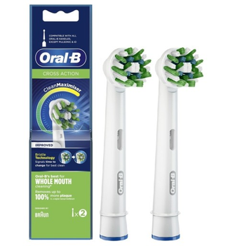 Насадки для електричної зубної щітки Oral-b Braun CrossAction EB50-2