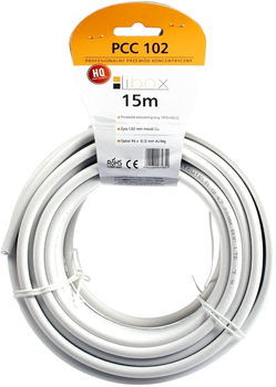 Kabel Libox SAT Trishield HD PCC102-15 15 m White (KAB-MON--0000002)