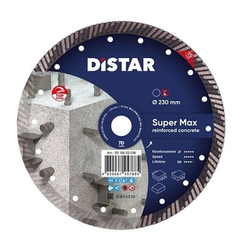 Круг алмазный отрезной Distar Turbo SUPER MAX 232 бетон армированный (10115502018)