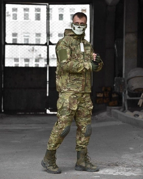 Тактический штурмовой костюм Horn с наколенниками XL мультикам (86420)