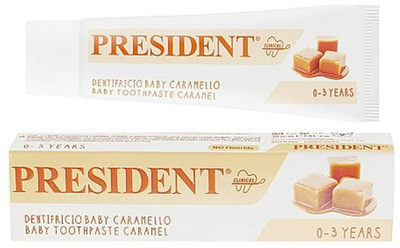 Детская зубная паста President Baby Caramel до 3 лет 30 мл (4149-44270)
