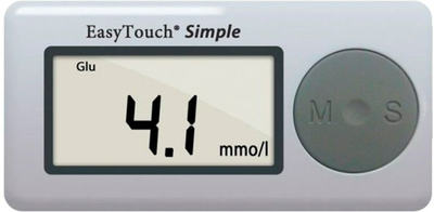 Глюкометр EasyTouch ЕТ-1002 без кодування Easy Touch (4074-44910)