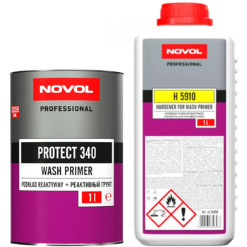 Реактивный кислотный грунт - Wash primer 340 1л+1л Novol