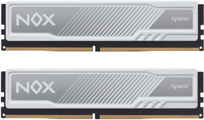 Оперативна пам'ять Apacer DDR4-3200 16384MB PC4-25600 (Kit of 2x8192) NOX White (AH4U16G32C28YMWAA-2)