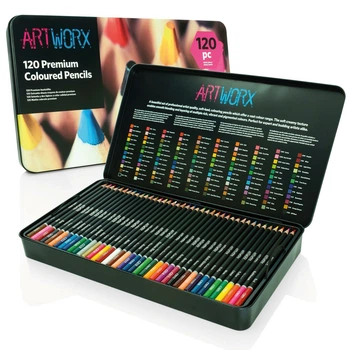 Набор цветных карандашей ART Worx 120 с грифелем на масляной основе