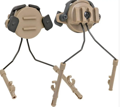 Кріплення адаптер для активних навушників на шолом Coolmax койот