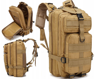 Рюкзак тактичний штурмовий, армійський воєнний рюкзак 35L (койот) ON-018
