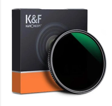 Нейтрально-серый фильтр переменной плотности K&F Concept ND8-2000 49mm