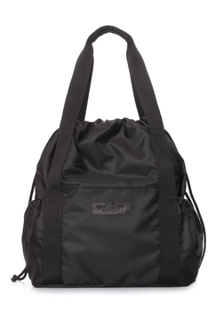 Женская сумка на шнурке POOLPARTY Felicita черная