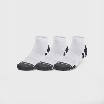 Набор мужских носков коротких Under Armour 1379504-100 MD 3 пары Белый (196884006457)