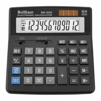 Калькулятор Brilliant 12 разрядный (BS-320)