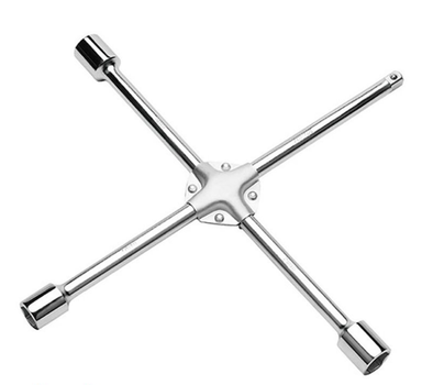 Ключ баллонный крестовый 17,19,21mm 1/2" усиленный, Toptul, AEAL1616