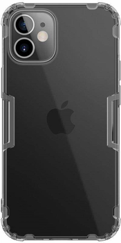 Etui plecki Nillkin Nature TPU Case do Apple iPhone 12 Mini Grey/Transparent (6902048202122)