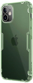 Etui plecki Nillkin Nature TPU Case do Apple iPhone 12 Mini Green/Transparent (6902048202139)