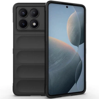 Силиконовый (TPU) чехол Deexe Terra Case для Xiaomi Poco X6 Pro - Black