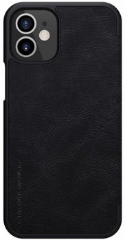 Etui z klapką Nillkin Qin Leather Case do Apple iPhone 12 mini Black (6902048201590)