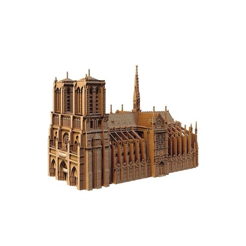 3D Пазл Картонний Cartonic Notre Dame de Paris Нотр-Дам-де-Парі Париж 165 деталей
