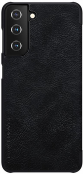 Etui z klapką Nillkin Qin Leather Case do Samsung Galaxy S21+ Black (6902048211568)