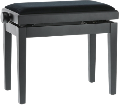Банкетка для фортепіано GEWA Deluxe Black Matt (G-130000)