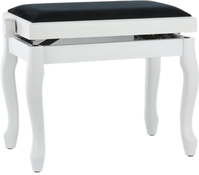 Банкетка для фортепиано GEWA Deluxe Classic White Matt (G-130340)