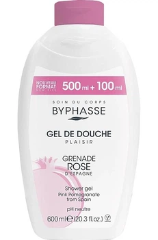Гель для душу Byphasse Plaisir Shower Gel 600 мл Рожевий гранат