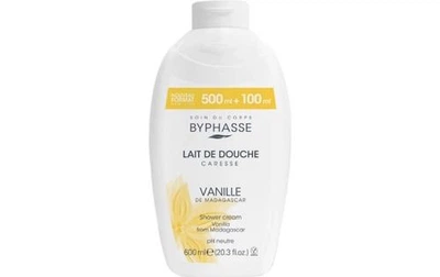 Крем для душа Byphasse Caresse Shower Cream 600 мл Цветы ванили