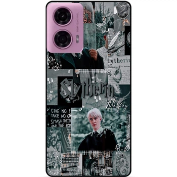 Чехол силиконовый Candy для Motorola Moto G24 Power с рисунком Slytherin Слизерин Драко Малфой Гарри Поттер Harry
