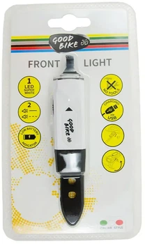Велосипедная фара Good Bike 1 LED 2 режима Белая (94304-IS)