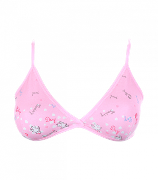 Підлітковий бюстгальтер з трикутними чашками - Donella - 58144 - 158-164 см - Рожевий