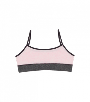 Топ для девочки Donella на тонких бретельках - Donella - 592401 - 158-164 см - Персиковый