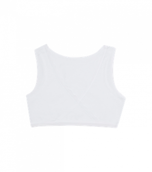 Топ Donella с кружевом на широких бретельках - Donella - 452001 - 122-128 см - Белый