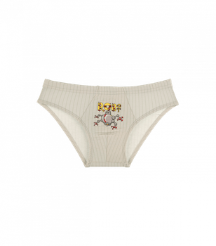 Детские&nbsp;трусы для мальчика с принтом - Donella - 761142HT - 110-116 см - Бежевый