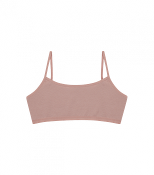 Классический однотонный топ Donella - Donella - 5971WD11 - 158-164 см - Коричневый