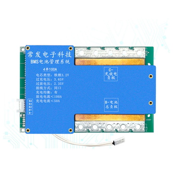BMS плата Changfa Li-ion 14.6V 4S 100A с контролем температуры