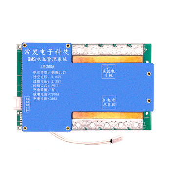 BMS плата Changfa Li-ion 14.6V 4S 200A с контролем температуры
