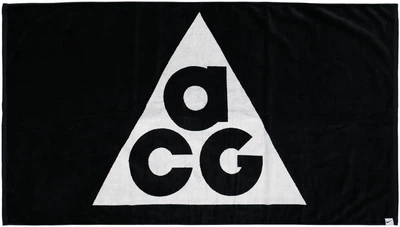 Рушник Nike спортивний 80x145 см Towel Acg (N.100.8820.012.OS) білий чорний (887791744555)