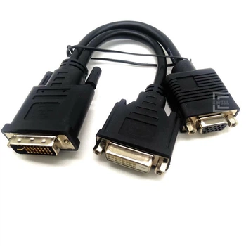 Splitter Ewell DVI на DVI/VGA мониторы, Full HD (EW597)