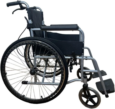 Інвалідний візок з ручними гальмами Vera Medical VRM-040 складний для людей вагою до 110 кг (SU-VRM-040)
