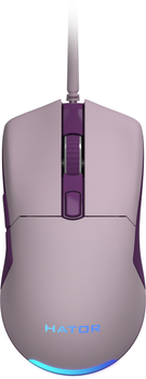 Миша HATOR Pulsar 2 USB Lilac (HTM-514)
