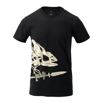 Футболка з логотипом Helikon-Tex T-Shirt (Full Body Skeleton) - Чорний S