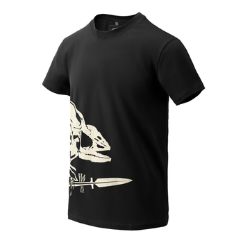Футболка з логотипом Helikon-Tex T-Shirt (Full Body Skeleton) - Black L