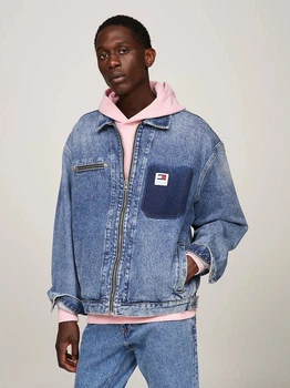 Джинсова куртка чоловіча Tommy Jeans DM18027-1A5(Denim Medium) M Синя (197232467203)