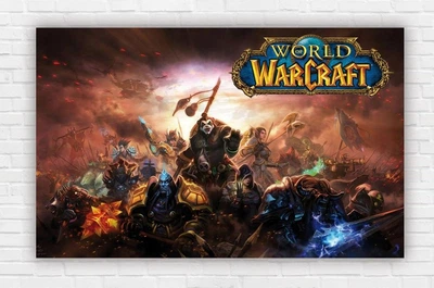 Бумажный плакат "Варкрафт/WarCraft" 120х75см