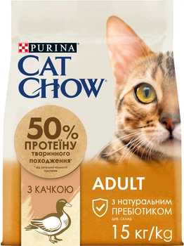 Сухий корм для кішок Purina Cat Chow Adult з качкою